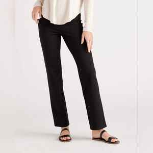 Quince Ultra-Stretch Ponte Straight Leg Pants
